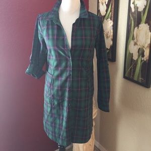 Perfectly plaid fall tunic. Size L
